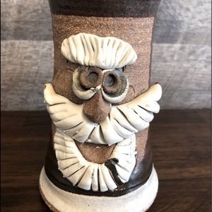 Vintage Mahon Made Stoneware Ugly Face Mug